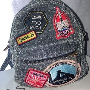 Fashion glittery mini tote